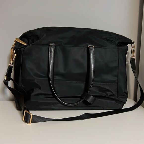 Tumi black gold work laptop bag with strap - Picture 3 of 5
